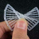 1Card (100Pcs) Clear Hair Rig Fishing Boilie Stops Stops Bait Dumbell.ca M7D9