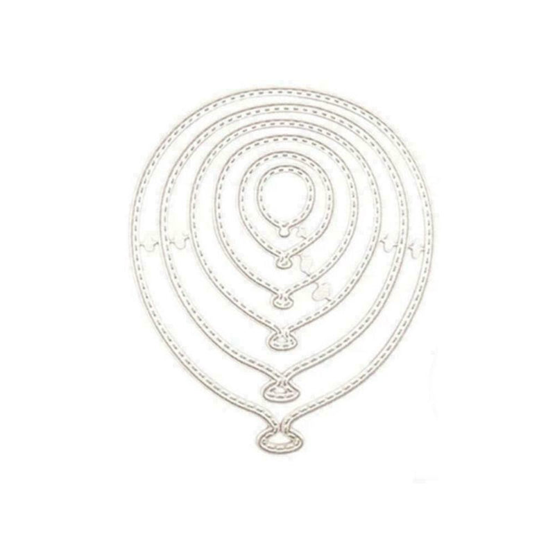 6PCS/lot Balloons Metal Cutting Dies Stencil Scrapbooking E6U4 Craft W4A6