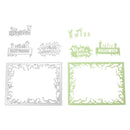 4pcs Halloween Cutting Dies Scrapbook Embossing DIY Album Card (MS-500) Newly