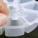 Organizer Empty Storage Box Nail Art Rhinestones Case 8 Grids Jewelry Container