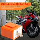 2 Pin Adjustable LED Indicator Flasher Relay Module for Motorcycle Motorbike