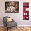 5D Diamond Painting Kit Oil Paint Couple Full Round Drill DIY Wall Art Pictur