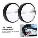 Azazaza Blind Angle Mirror, 2pcs HD Car Blind Angle Mirror 360 Degree Rota