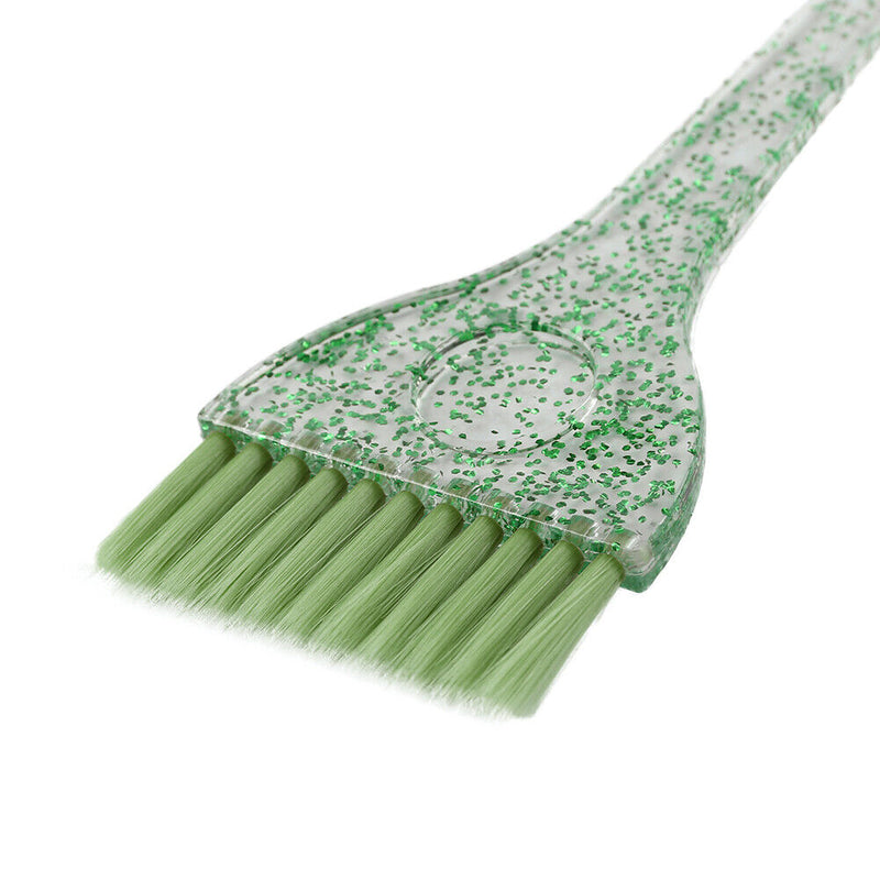 Plastic Crystal Hair Dye Brush Hair Coloring Applicator Hair Comb Barber To