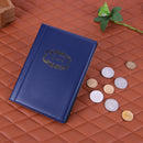 120 Banknote Storage Penny Pockets Money Album Book Collecting (Blue) Newly