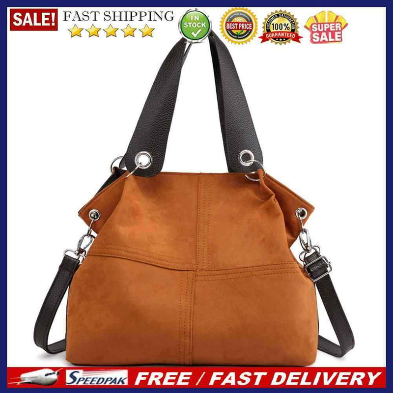 Shoulder Messenger Handbags Women Large Totes Crossbody Bags (Light Brown)