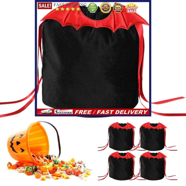 5pcs Jewelry Bag Cute Soft Velvet Halloween Gift Pouch Festive Party Decorations