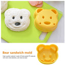 Sandwich Cutter - Cartoon Bear Shape Cake Bread Sandwich Shapers Maker for