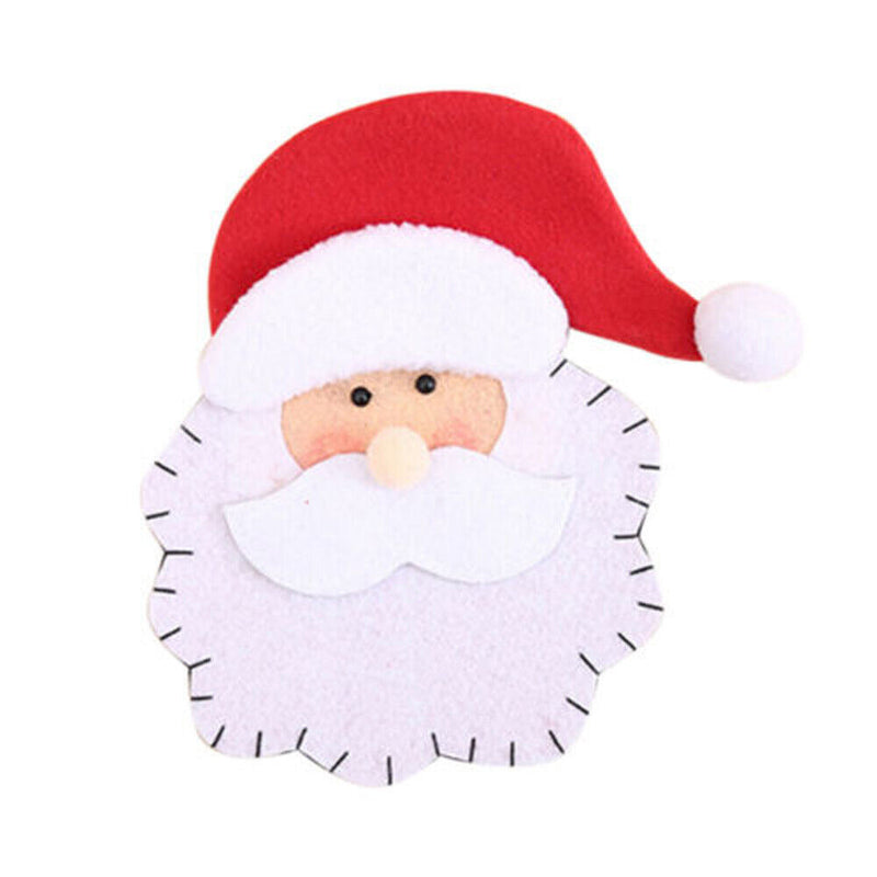 Dinnerware Cover Tableware Decoration Gift Bag Santa Claus Christmas Folk Bag