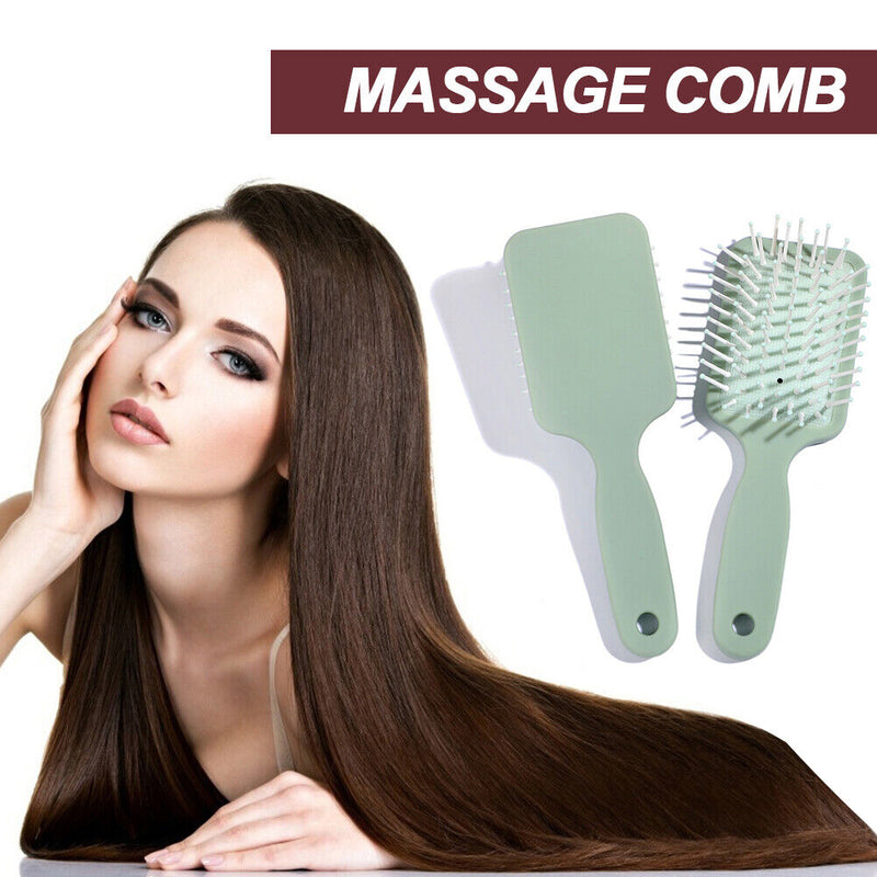 Detangling Hair Brush Soft Bristles Fine Tooth Air Cushion Massage Scalp Comb