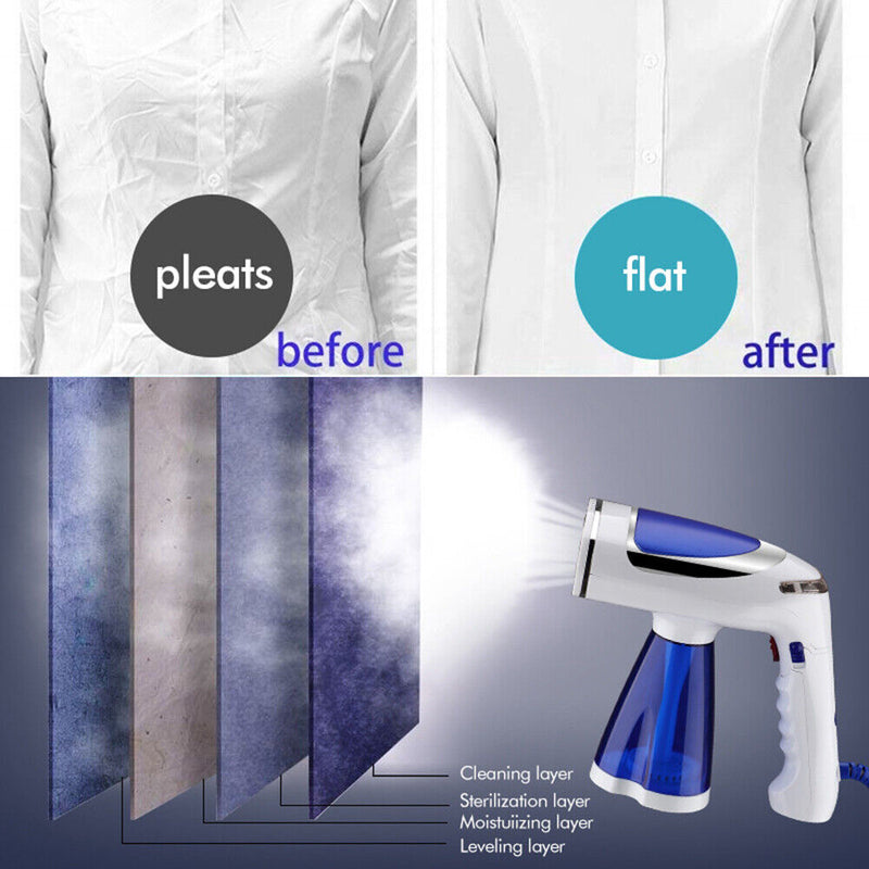 #A Portable Mini Steam Iron Handheld Home Clothes Fabric Hot Steam Ironing Machi