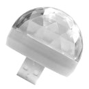 Car LED Atmosphere Lamp USB Mini RGB Decorative Light Auto Styling (White)