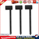 3pcs 7/8/6.35mm Guitar Pipe Hexagon Socket Metal Truss Rod Wrench (Black) Newly