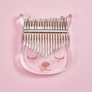 17 Key Crystal Transparent Kalimba Acrylic Thumb Piano Musical (Deer) Newly