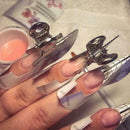6pcs C-Curve Pinching Clips Set Metal Nail Art Tools Acrylic Clamp 2022 Gel E6X3