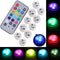 Wireless Waterproof 3 LED Light RGB Remote Controller Submersible Lamp