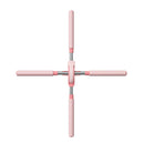 Yoga Hunchback Posture Corrector Cross Open Back Correction Stick (Pink)
