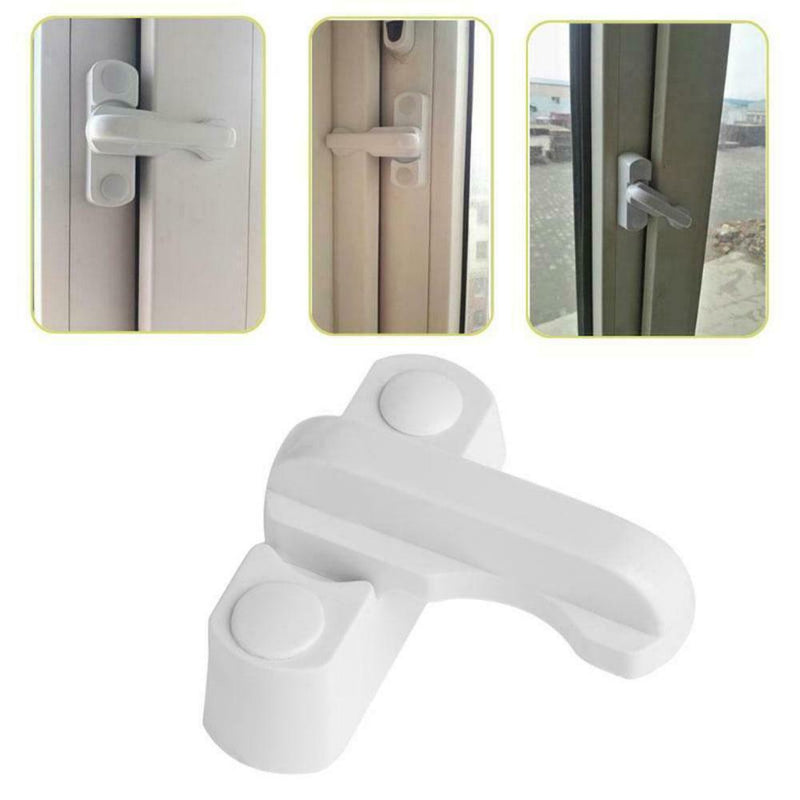 Door Sash Jammer Safety Restrictor Latch Tool Locking Window Security Locks Q3B8