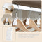 Plastic Clothes Hanger Connector Cascading Hook Space Saving Holder (12pcs)