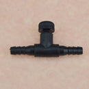 5pcs Aquarium Fish Tank Air Line Flow Control Regulate Valve Switch (Black)