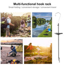 Camping Hanging Rack Holder - Lantern Lamp Stand Pole Storage for Fishing P