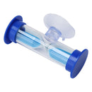 2min Hourglasses Kid Teeth Brushing Timer w/Suction Cup Home Decor (Blue)