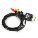 6FT/1.8m Composite Audio Video Cable AV 3 RCA HD TV Video Composite Cable Opti