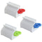 Plastic Facial Cleanser Clips Toothpaste Squeezer for Hair Dye Cosmetics (Red)