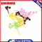 16pcs/Novelty Fruit Forks Plastic Musical Note Shape Food Fruit Fork