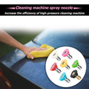 7pcs/set 1/4"" High Pressure Washer Car Jet Lance Spray Nozzles Tip 7 Color