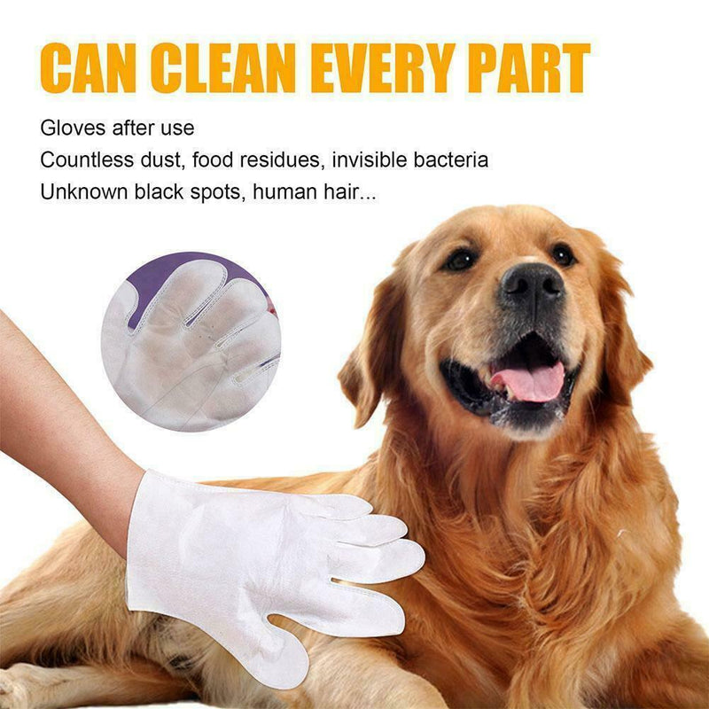 Pet No washing glove Pet Cleaning Gloves For Cats Supplies 45g Pet and Dog Y5I9