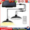 Solar LED Pendant Lights Outdoor Garden Wall Chandelier (Double Head Warm) Newly