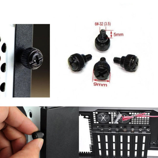 Computer Case Thumb Screws Thumbscrews For Cover/Power Supply/P.ca Slots A9E5