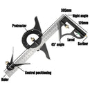 Right Angle Ruler Stainless Steel Measuring Tools Set for Woodworking Engin