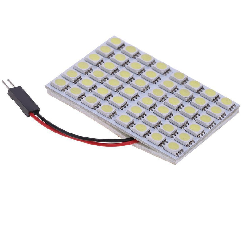 DC 12V T10 5050 48SMD LED Panel Car Interior White Light Festoon Dome Lamp Newly