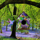 Wooden Bird House DIY Diamond Painting Bird Nest Hut Parrot Cage Indoor Outdo