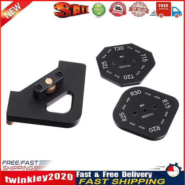 Woodworking Corner Radius Template Trimmer Router Edge Jig (Round+Fillet) Newly