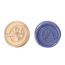 Alphabet Letters Wax Sealing Stamp Head Round Copper Stamps Craft Decor (Q)