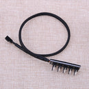 Host Fall PC Cooler Cooling Fan Power Cable 1 Female with 5 Male 4Pin Buc