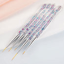 Nail Drawing Pen Nail Liner Painting Pen Nail Art Brush DIY Line Stripes