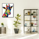 Frameless DIY Hand Painted Color Giraffe Painting By Numbers Picture Wall Decor