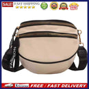 Women Crossbody Bags Large Capacity Leather Hit Color Ladies Saddle Handbags