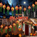 Halloween Decorations 5 LED Pumpkin String Lights Wizard Hat for Indoor Outdoor