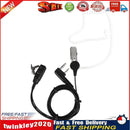 2 Pin Acoustic Tube Headset PTT Mic Earpiece for Baofeng for Kenwood Radio Newly