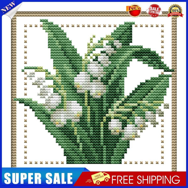 Partial Cross Stitch Kit May 14CT Counted DIY Needlework Decor (H427)