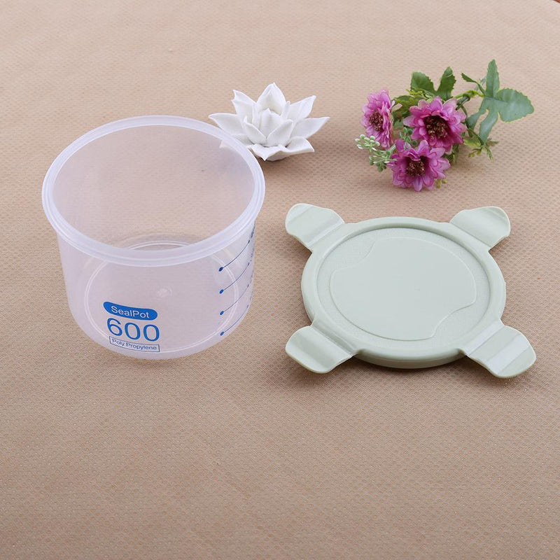 Clear Plastic Snacks Storage Box Grain Container Food Holder Organizer(3) ?
