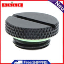 Black G1/4 Threaded Low Profile Male for PC Water Cooling Radiator Reservoir
