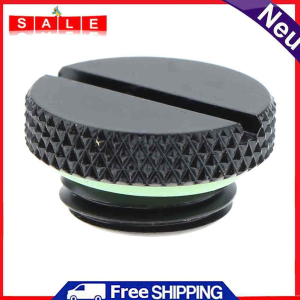 Black G1/4 Threaded Low Profile Male for PC Water Cooling Radiator Reservoir