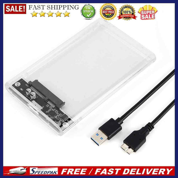 USB 3.0 HDD Enclosure 2.5 inch Hard Disk Case SSD SATA Box Support UASP 6Gbps