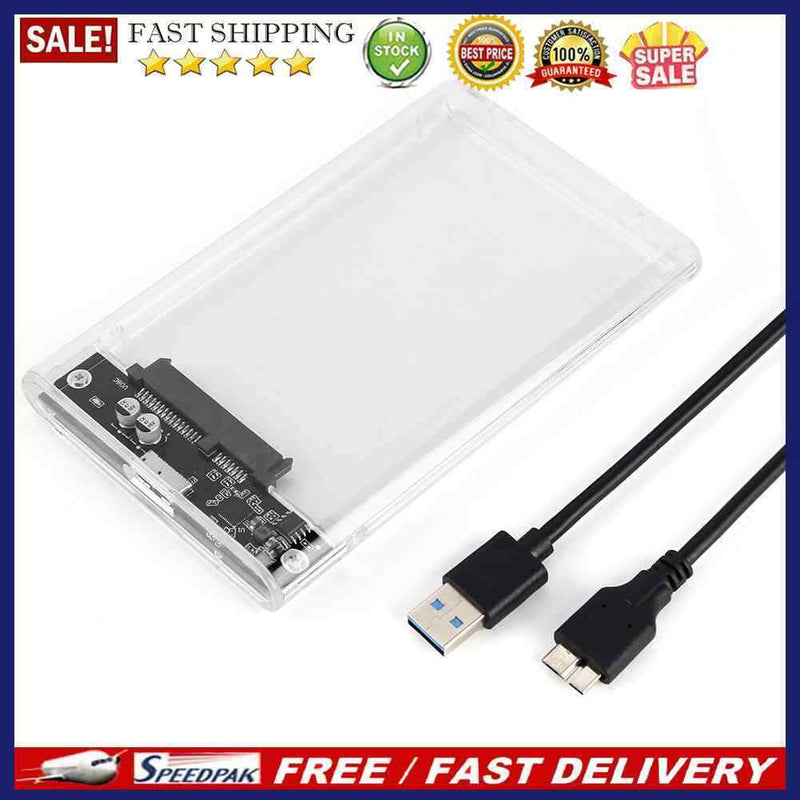 USB 3.0 HDD Enclosure 2.5 inch Hard Disk Case SSD SATA Box Support UASP 6Gbps